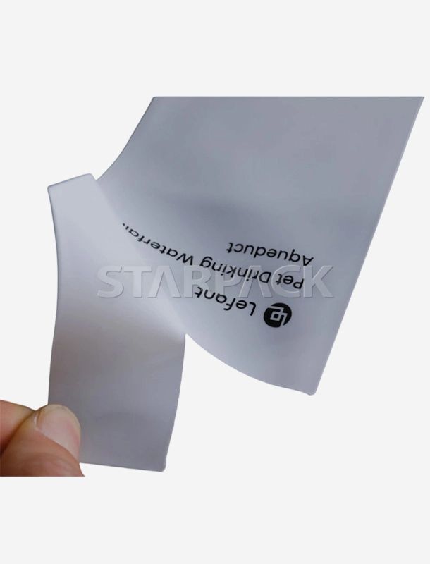 Sac plat enti&egrave;rement biod&eacute;gradable