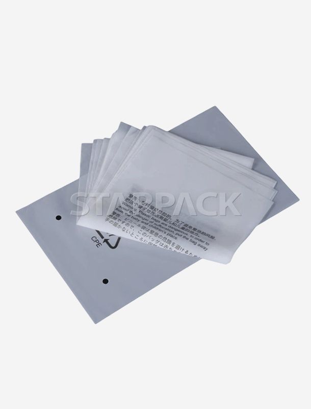 Sacs plats en PE (sacs industriels/d'emballage &agrave; haute r&eacute;sistance)