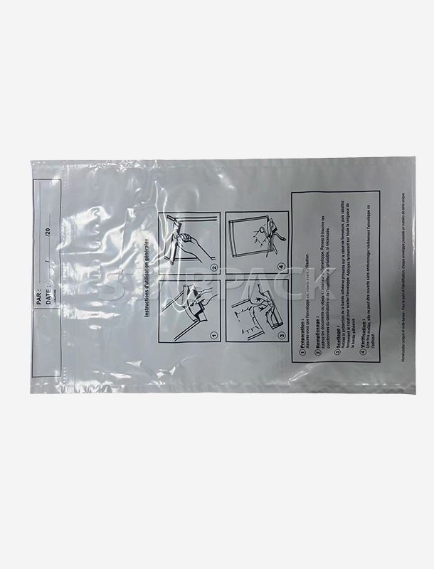 Sacs de s&eacute;curit&eacute; inviolables en PE (tra&ccedil;ables et robustes) Protection robuste)