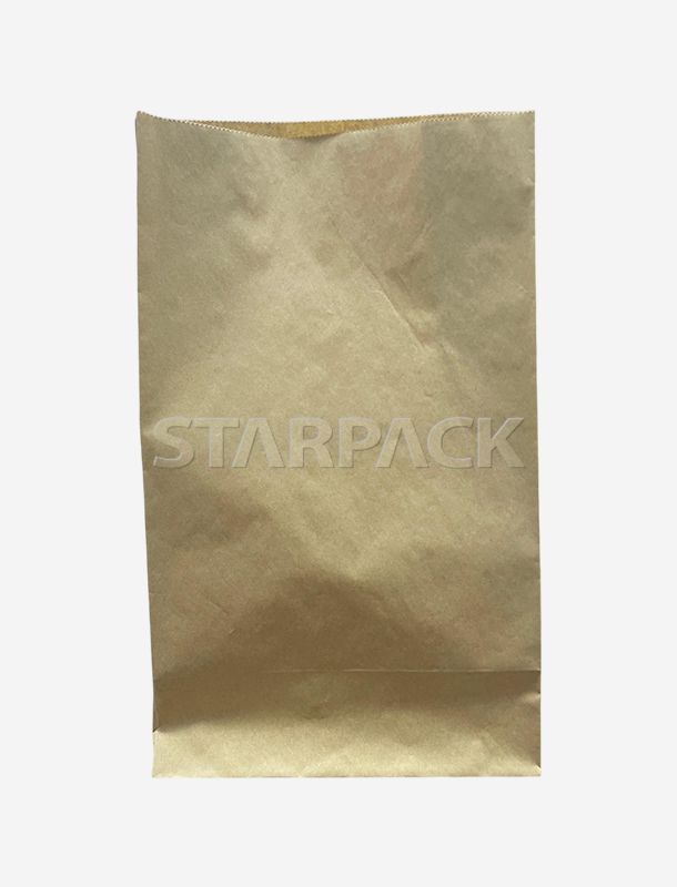Sacs en papier kraft recycl&eacute; certifi&eacute;s FSC avec poign&eacute;es