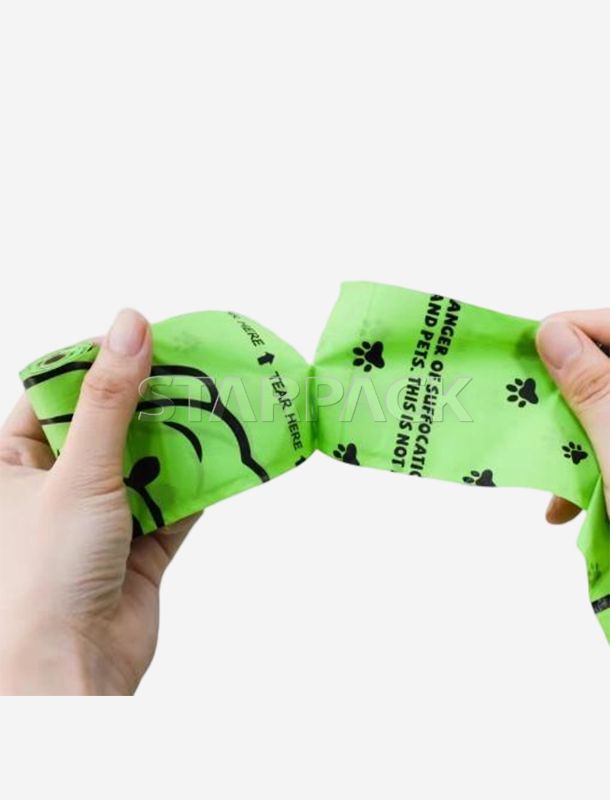 Sacs &agrave; crottes pour animaux de compagnie 100&nbsp;% compostables et biod&eacute;gradables
