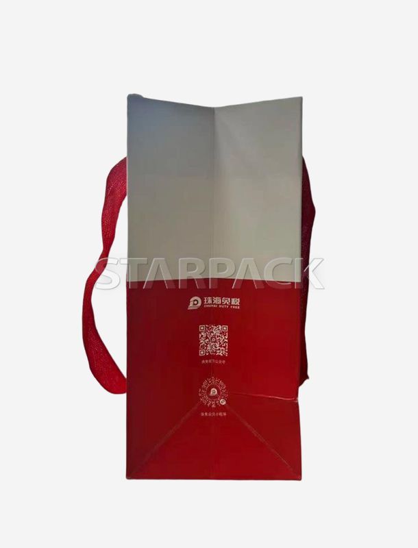 Sacs en papier de luxe robustes de qualit&eacute; sup&eacute;rieure avec poign&eacute;es renforc&eacute;es