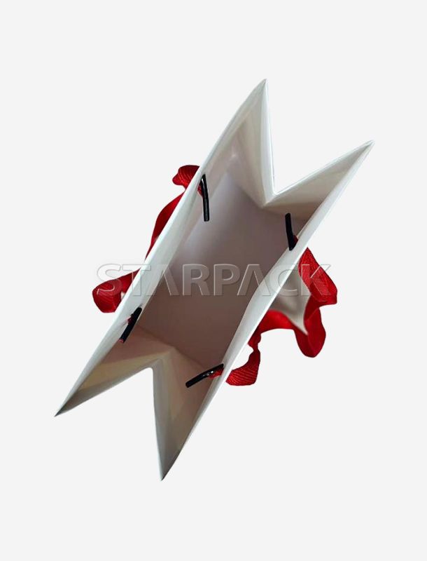 Sacs en papier de luxe robustes de qualit&eacute; sup&eacute;rieure avec poign&eacute;es renforc&eacute;es