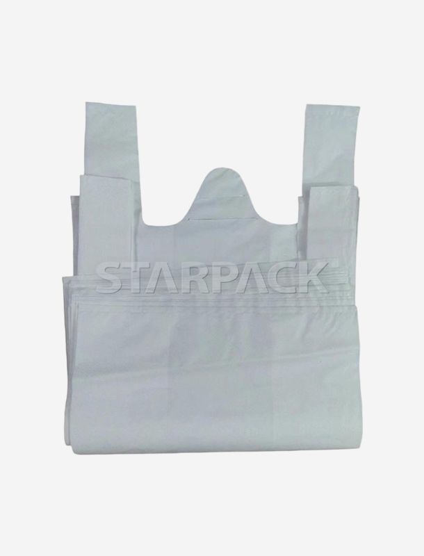Sacs pour T-shirts 100&nbsp;% compostables et biod&eacute;gradables avec poign&eacute;es