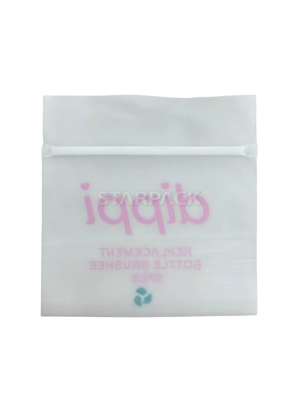 Sac auto-scellant enti&egrave;rement biod&eacute;gradable