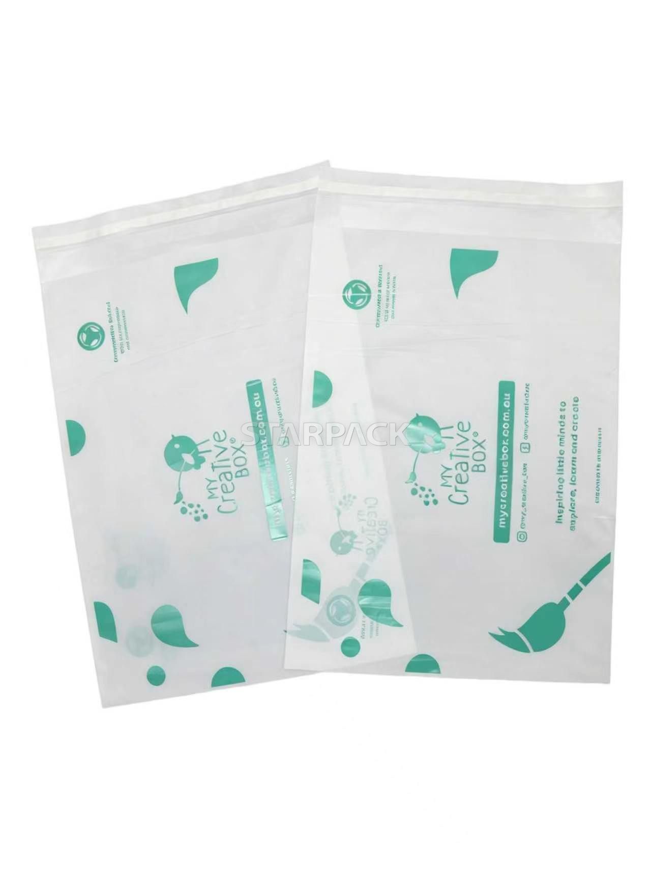 Pochette plate enti&egrave;rement biod&eacute;gradable