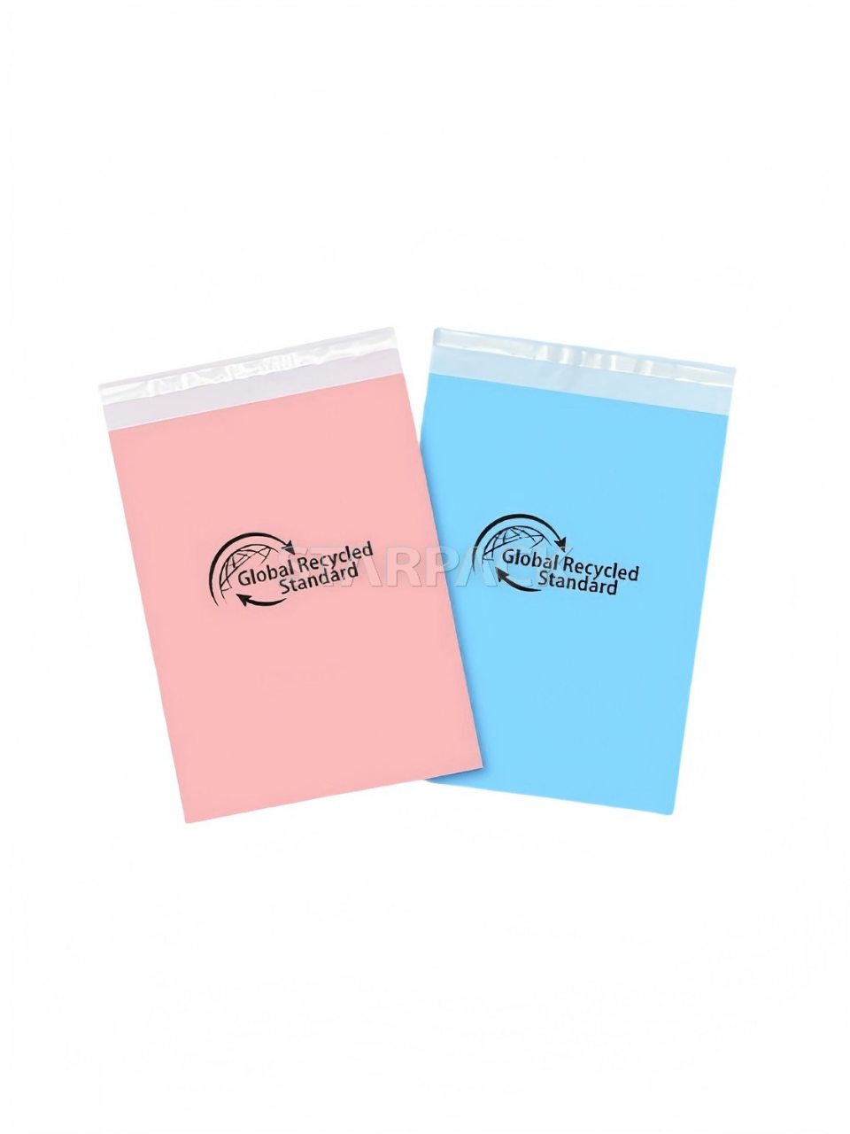 Enveloppes en poly&eacute;thyl&egrave;ne recycl&eacute; certifi&eacute;es GRS
